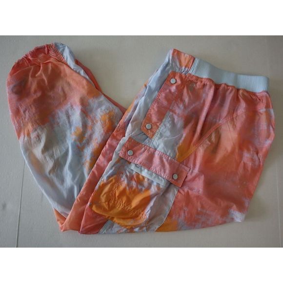 FP Movement OB1416550 Women's Sz S Pink/Blue Combo Color Burst Hike Pants - Picture 9 of 10